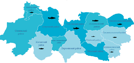 Рыбохозяйственные бассейны россии карта